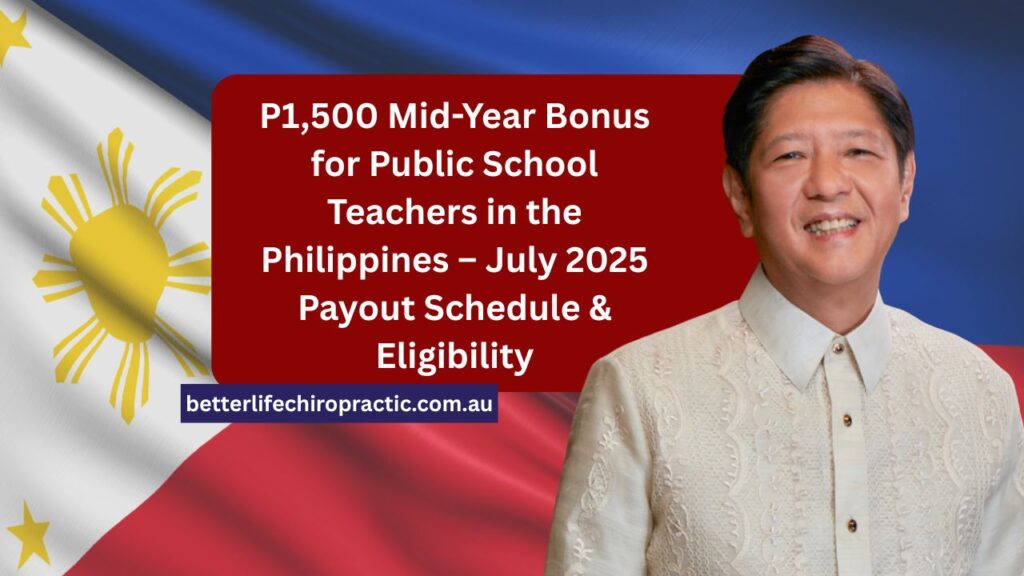P1,500 Mid-Year Bonus for Public School Teachers in the Philippines – July 2025 Payout Schedule & Eligibility