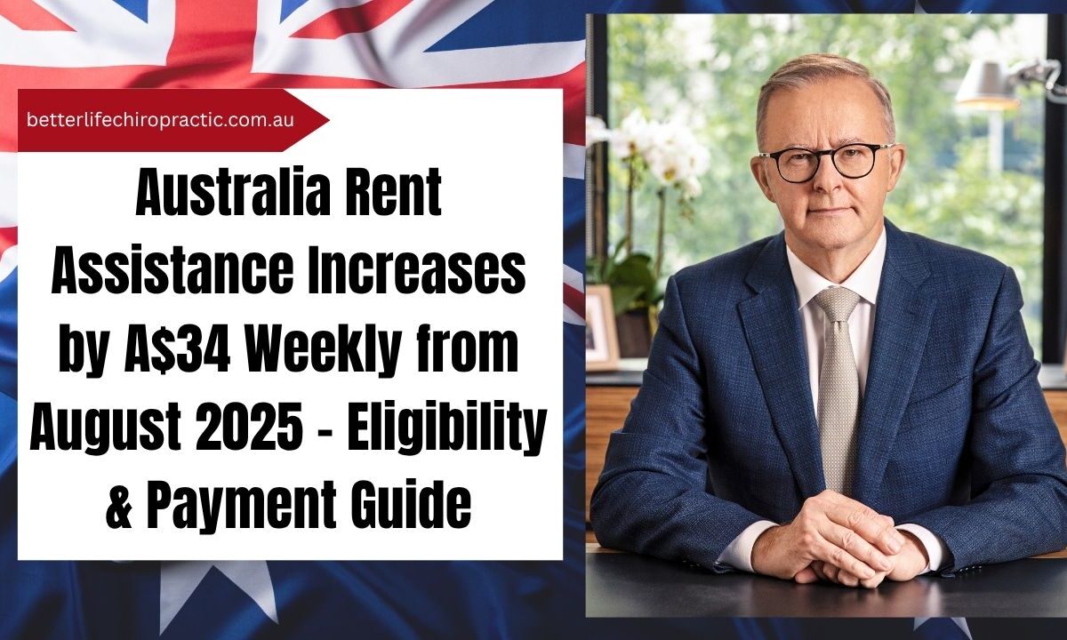 Australia Rent Assistance Increases by A$34 Weekly from August 2025 – Eligibility & Payment Guide