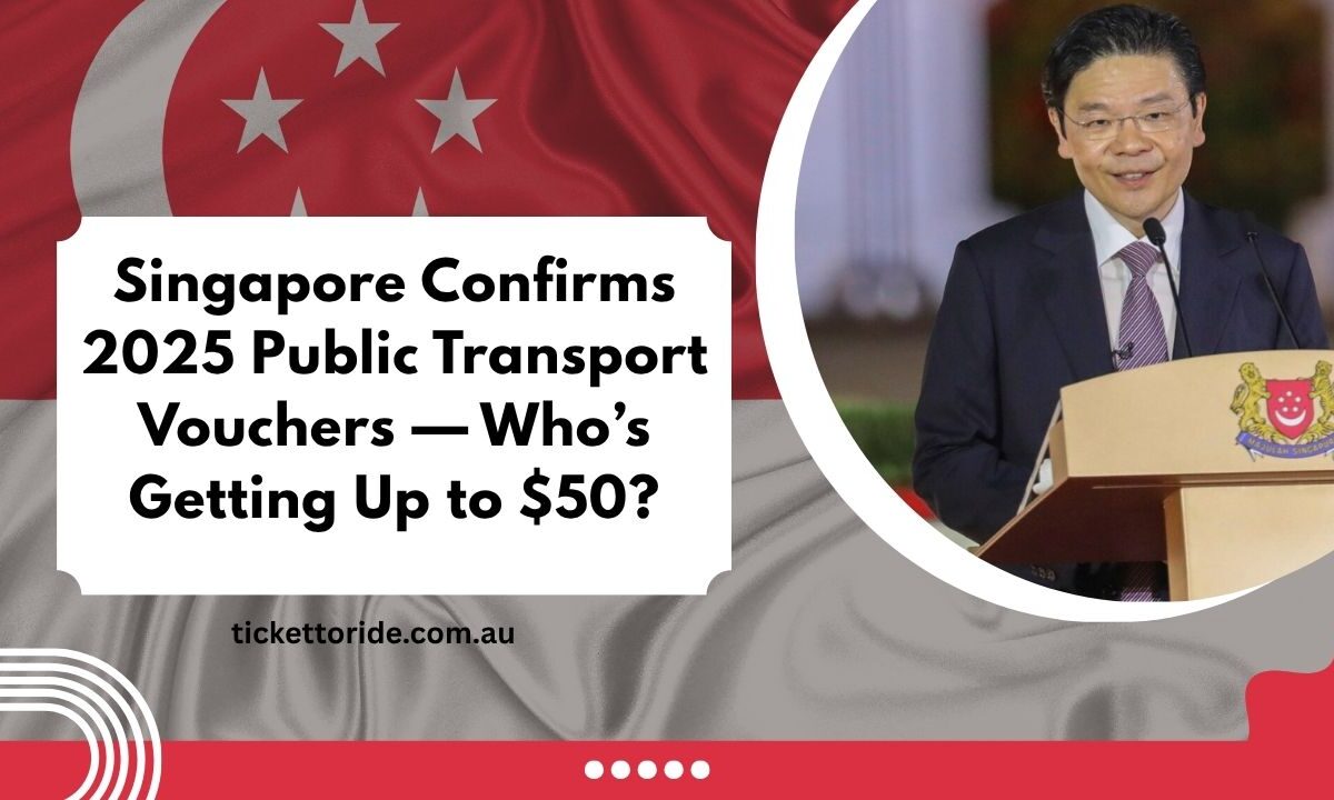 Singapore Confirms 2025 Public Transport Vouchers — Who’s Getting Up to $50